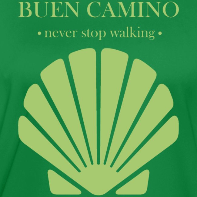 Buen Camino Schelp T-shirt voor Pelgrims