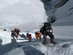 Mount Everest beklimmen door David Mark